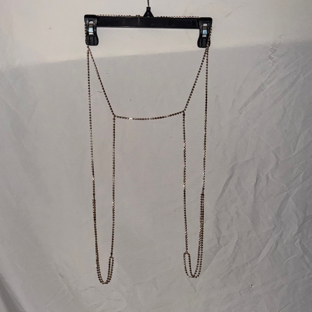 Gold Chain Body Harness